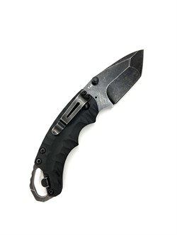 Нож ЕЛЕЦ с пластиковой рукоятью цвет черный - фото 41295
