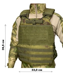 Бронижилет реплика 5.11, с эвакуационой петлёй  Molle минус цвет мох - фото 41420