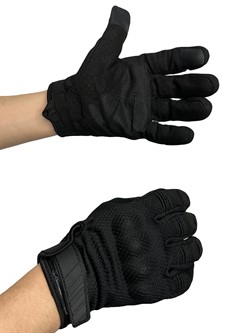 Перчатки тактические реплика Mechanix с защитой костяшек черный размер L - фото 41517
