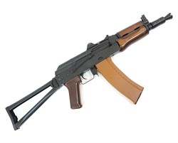 Страйкбольный автомат привод LCT АКС-74У Wood UP LCKS74UN металл корпус - фото 42973
