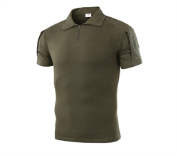 Рубашка CM с коротким рукавом р.XL цвет олива - фото 43009