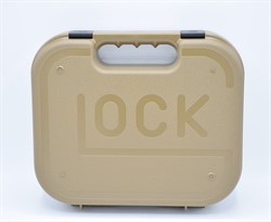 Кейс пластиковый для пистолетов Glock Perfection Тан - фото 43075