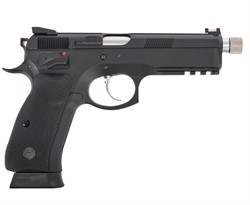Страйкбольный пистолет (KJW) CZ75 SP-01 Shadow металл CO2 (с резьбой) - фото 44235