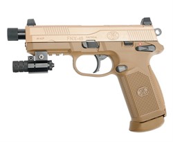 Страйкбольный пистолет  (VFC) FNX-45 Tactical (GBB) (Tan) - фото 44278