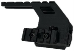 Крепление адаптер под пистолет глок установки дополнительного обвеса цвет черный - фото 44845