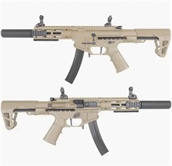 Страйкбольный автомат привод  King Arms  PDW 9mm SBR SD-BB-Limited Edition DE - фото 45350