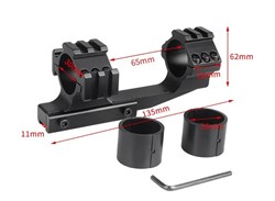 Кольца крепления на рис оптики 11ММ Ш30.сверху сбоку доп рис - фото 45480