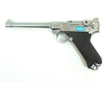 Пистолет WE P-08 6 , металл, хромированный, WE-P005