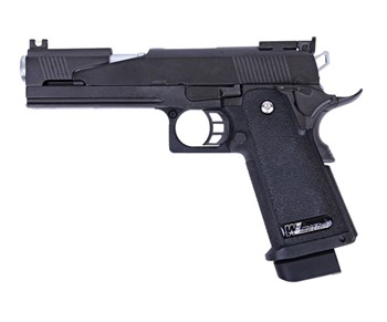 Пистолет WE COLT M1911 Hi-Capa 5.1., металл, дл. рамка, компенсатор, Dragon WE-H005A