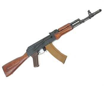 Страйкбольный автомат Привод E&L ELAK74N AEG Essential Steel and real wood EL-A102S