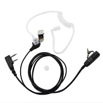Гарнитура с мягким наушником для рации PTT MIC для KENWOOD BAOFENG 