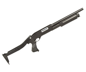Спринговый дробовик Cyma Remington M870, складной приклад, пластик (CM352)