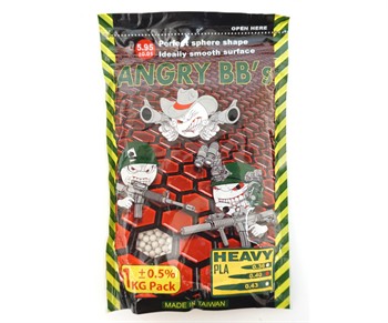 Шары Angry BBs 0,40 1кг белые Taiwan 