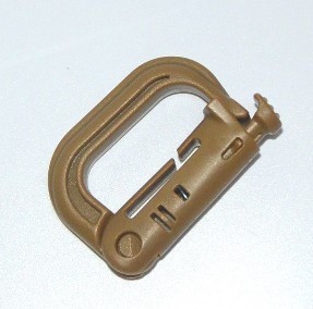 КАРАБИН ДЛЯ КРЕПЛЕНИЯ Nylon ITW GRIMLOC AS-TL0039BK Черный 
