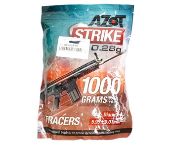 Шары Azot Strike 028 трассирующие 3500 шт 1 кг