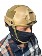 Шлем страйкбольный типа опс-кор регулируемый подвес цвет песочный
