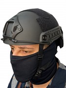 Шлем страйкбольный типа опс-кор регулируемый подвес цвет черный