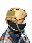 Шлем страйкбольный типа опс-кор с вентиляцией регулируемый подвес цвет песочный