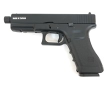 Страйкбольный пистолет движ. затвор KJW Glock G17 CO2 ствол с резьбой KP-17-TBC.CO2