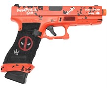 Страйкбольный пистолет движ. затвор (Double Bell) G17 DP (Green Gas) (301) (Black-Red)