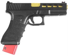 Страйкбольный пистолет движ. затвор(Double Bell) G17 Zev (CO2) (841) (Black)