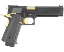 Страйкбольный пистолет (Double Bell) Hi-Capa 5.1 (CO2) (895) (Black-Gold)