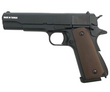Страйкбольный пистолет  (KJW) CLT M1911A1 металл CO2