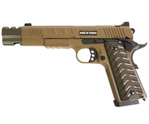 Страйкбольный пистолет  (KJW) CLT M45A1 style металл CO2 (KP-16) (Tan)