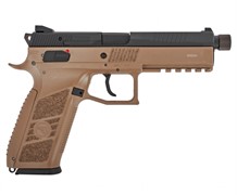Страйкбольный пистолет(KJW) CZ P-09 (с резьбой) (Tan)