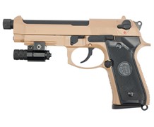 Страйкбольный пистолет (KJW) M9A1 металл (с резьбой) (Tan)