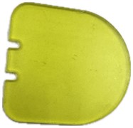 Защита для оптики сменное орг стекло прозрачное 1 шт