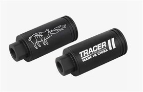 Трассирующая насадка вспышка WoSport 110 MM резьба 14 цвет черный