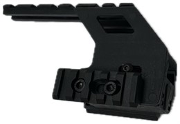 Крепление адаптер под пистолет глок установки дополнительного обвеса цвет черный