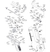 Пятка магазина для Colt Hi-capa