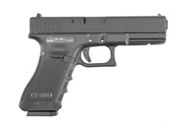 Пистолет  (KJW) G17 металл (KP-17) (Black)