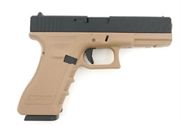 Пистолет  (KJW) G17 металл (KP-17) (Tan)