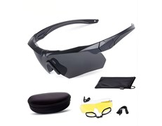 Очки открытые реплика ESS Crossbow с комплектом 3 линзы цвет черный 