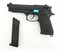 Пистолет блоубэк WE Beretta M92 черный, металл, грин-газ - фото 33876