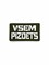 Шеврон ЛР "Vsem pizdets" бел/олива - фото 40778