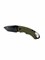 Нож ЕЛЕЦ с пластиковой рукоятью цвет олива - фото 41286