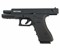 Страйкбольный пистолет (KJW) G18 металл CO2 (KP-18) (Black) - фото 44254